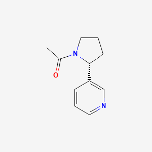 1-[(2R)-2-(Pyridin-3-yl)pyrrolidin-1-yl]ethan-1-one