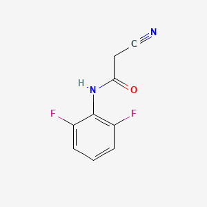 molecular formula C9H6F2N2O B2701961 2-cyano-N-(2,6-difluorophenyl)acetamide CAS No. 87165-14-8