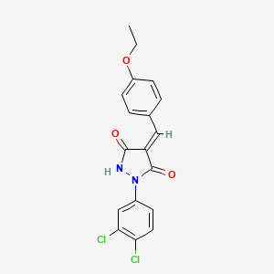 molecular formula C18H14Cl2N2O3 B2701963 PP7 CAS No. 433238-84-7