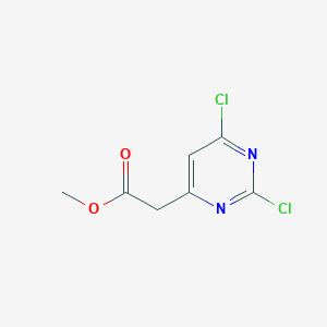 molecular formula C7H6Cl2N2O2 B2701987 Methyl 2-(2,6-dichloropyrimidin-4-yl)acetate CAS No. 1048389-52-1