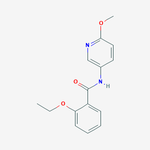 molecular formula C15H16N2O3 B270199 2-ethoxy-N-(6-methoxy-3-pyridinyl)benzamide 