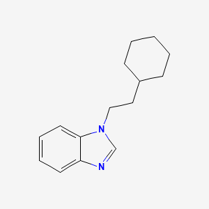 molecular formula C15H20N2 B2702252 1-(2-cyclohexylethyl)-1H-benzimidazole CAS No. 537701-02-3