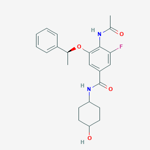 molecular formula C23H27FN2O4 B2702350 GSK046 CAS No. 2474876-09-8