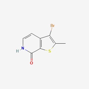 molecular formula C8H6BrNOS B2702352 3-Bromo-2-methylthieno[2,3-c]pyridin-7(6H)-one CAS No. 1360944-19-9