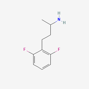 molecular formula C10H13F2N B2702477 4-(2,6-Difluorophenyl)butan-2-amine CAS No. 1315373-41-1