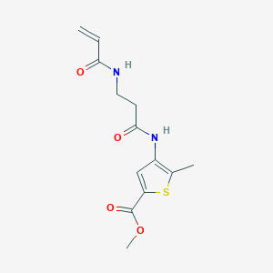 Methyl 5-methyl-4-[3-(prop-2-enoylamino)propanoylamino]thiophene-2-carboxylate