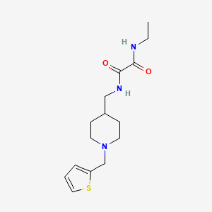 N1-ethyl-N2-((1-(thiophen-2-ylmethyl)piperidin-4-yl)methyl)oxalamide