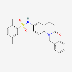N-(1-benzyl-2-oxo-1,2,3,4-tetrahydroquinolin-6-yl)-2,5-dimethylbenzenesulfonamide