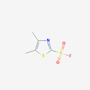 molecular formula C5H6FNO2S2 B2702579 4,5-Dimethylthiazole-2-sulfonyl fluoride CAS No. 2193061-52-6
