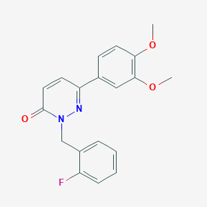 6-(3,4-dimethoxyphenyl)-2-(2-fluorobenzyl)pyridazin-3(2H)-one