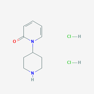 B2702628 1-Piperidin-4-ylpyridin-2-one;dihydrochloride CAS No. 2361645-66-9