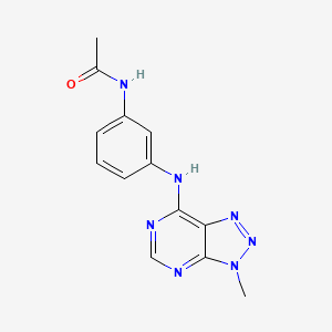 molecular formula C13H13N7O B2702688 N-(3-((3-methyl-3H-[1,2,3]triazolo[4,5-d]pyrimidin-7-yl)amino)phenyl)acetamide CAS No. 899729-70-5