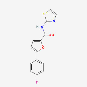 5-(4-fluorophenyl)-N-(1,3-thiazol-2-yl)furan-2-carboxamide