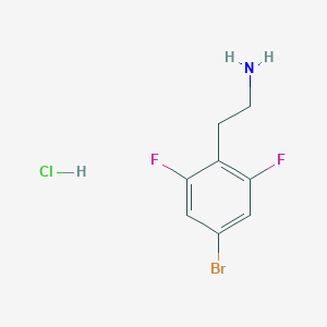 2-(4-Bromo-2,6-difluorophenyl)ethanamine;hydrochloride