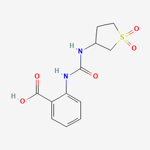 2-{[(1,1-Dioxidotetrahydrothiophen-3-yl)carbamoyl]amino}benzoic acid