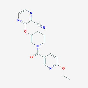 3-((1-(6-Ethoxynicotinoyl)piperidin-3-yl)oxy)pyrazine-2-carbonitrile