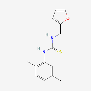 molecular formula C14H16N2OS B2702780 1-(2,5-Dimethylphenyl)-3-(furan-2-ylmethyl)thiourea CAS No. 326016-16-4