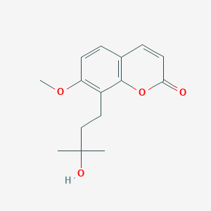 molecular formula C15H18O4 B027029 Osthol hydrate CAS No. 69219-24-5