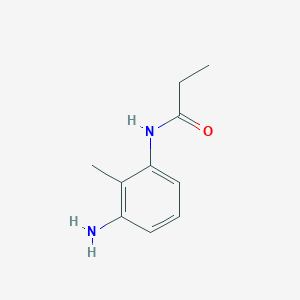 molecular formula C10H14N2O B2702927 N-(3-amino-2-methylphenyl)propanamide CAS No. 926235-23-6