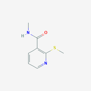 molecular formula C8H10N2OS B2702974 N-methyl-2-(methylsulfanyl)pyridine-3-carboxamide CAS No. 63380-16-5