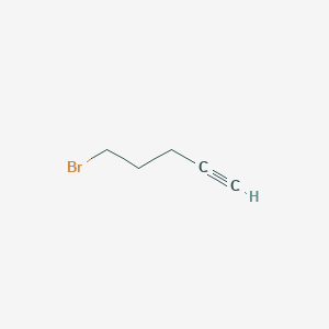 molecular formula C5H7Br B027030 5-Bromo-1-pentyne CAS No. 28077-72-7