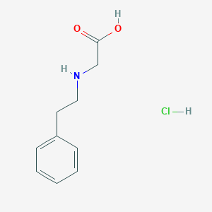 molecular formula C10H14ClNO2 B2703024 2-[(2-Phenylethyl)amino]acetic acid hydrochloride CAS No. 91197-75-0