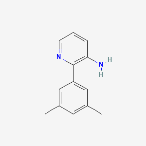 molecular formula C13H14N2 B2703060 2-(3,5-Dimethylphenyl)pyridin-3-amine CAS No. 1368804-93-6