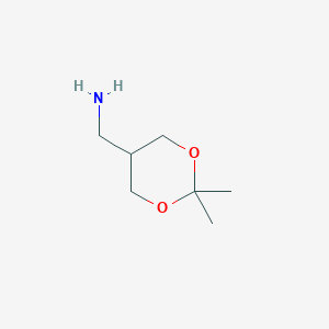 molecular formula C7H15NO2 B2703100 (2,2-Dimethyl-1,3-dioxan-5-yl)methanamine CAS No. 52774-72-8