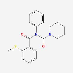 molecular formula C20H22N2O2S B2703115 N-(2-(methylthio)benzoyl)-N-phenylpiperidine-1-carboxamide CAS No. 899755-29-4
