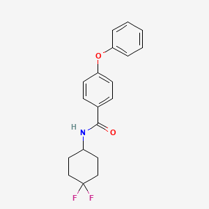 molecular formula C19H19F2NO2 B2703135 N-(4,4-difluorocyclohexyl)-4-phenoxybenzamide CAS No. 2034422-51-8