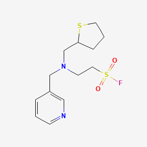 2-[Pyridin-3-ylmethyl(thiolan-2-ylmethyl)amino]ethanesulfonyl fluoride