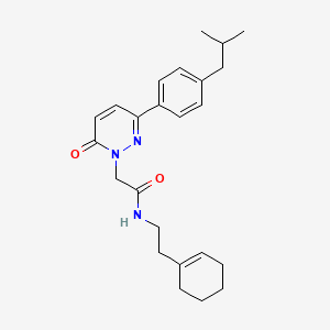 N-(2-(cyclohex-1-en-1-yl)ethyl)-2-(3-(4-isobutylphenyl)-6-oxopyridazin-1(6H)-yl)acetamide