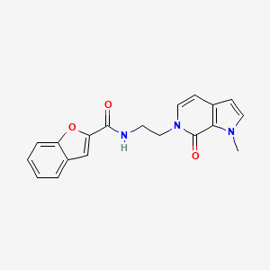 N-(2-(1-methyl-7-oxo-1H-pyrrolo[2,3-c]pyridin-6(7H)-yl)ethyl)benzofuran-2-carboxamide