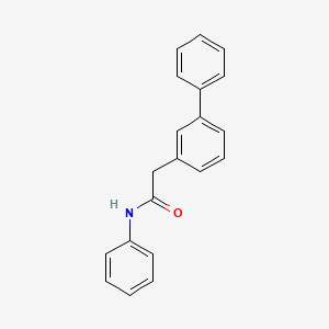 molecular formula C20H17NO B2703195 2-(biphenyl-3-yl)-N-phenylacetamide CAS No. 1131604-79-9