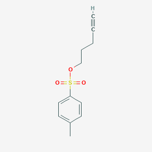 molecular formula C12H14O3S B027032 Pent-4-YN-1-YL 4-methylbenzenesulfonate CAS No. 77758-50-0