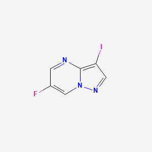 6-Fluoro-3-iodo-pyrazolo[1,5-A]pyrimidine