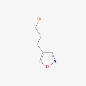4-(3-Bromopropyl)-1,2-oxazole