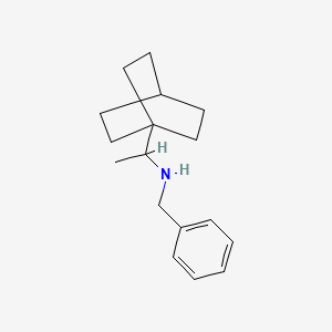 Benzyl(1-{bicyclo[2.2.2]octan-1-yl}ethyl)amine