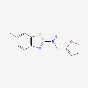 B2703265 N-(furan-2-ylmethyl)-6-methylbenzo[d]thiazol-2-amine CAS No. 1251614-33-1