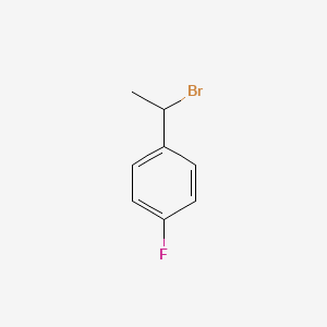 molecular formula C9H10INO2S B2703301 1-(1-Bromoethyl)-4-fluorobenzene CAS No. 65130-46-3