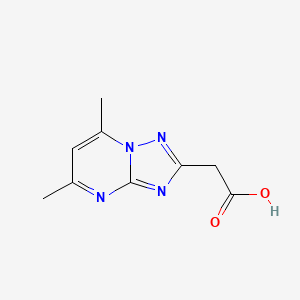 (5,7-Dimethyl-[1,2,4]triazolo[1,5-a]pyrimidin-2-yl)-acetic acid