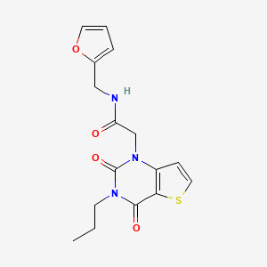 2-(2,4-dioxo-3-propyl-3,4-dihydrothieno[3,2-d]pyrimidin-1(2H)-yl)-N-(furan-2-ylmethyl)acetamide