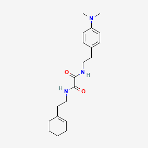 molecular formula C20H29N3O2 B2703590 N1-(2-(cyclohex-1-en-1-yl)ethyl)-N2-(4-(dimethylamino)phenethyl)oxalamide CAS No. 954011-22-4