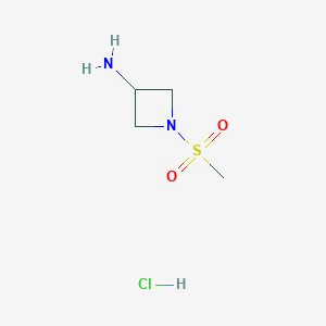 1-Methanesulfonylazetidin-3-amine hydrochloride