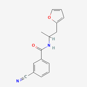 3-cyano-N-(1-(furan-2-yl)propan-2-yl)benzamide