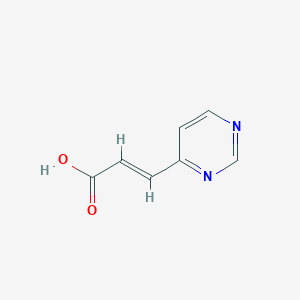 4-Pyrimidineacrylic acid