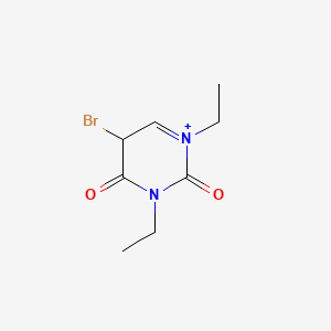 molecular formula C8H11BrN2O2 B2703666 5-Bromo-1,3-diethyl-1,2,3,4-tetrahydropyrimidine-2,4-dione CAS No. 154127-52-3