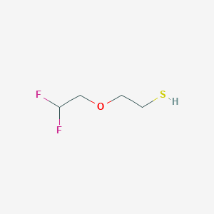 molecular formula C4H8F2OS B2703692 2-(2,2-Difluoroethoxy)ethanethiol CAS No. 1555211-79-4