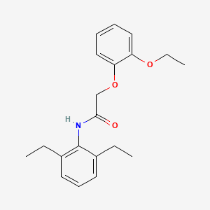 molecular formula C20H25NO3 B2703808 N-(2,6-diethylphenyl)-2-(2-ethoxyphenoxy)acetamide CAS No. 449155-02-6
