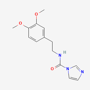 molecular formula C14H17N3O3 B2703861 N-[2-(3,4-dimethoxyphenyl)ethyl]-1H-imidazole-1-carboxamide CAS No. 950037-29-3